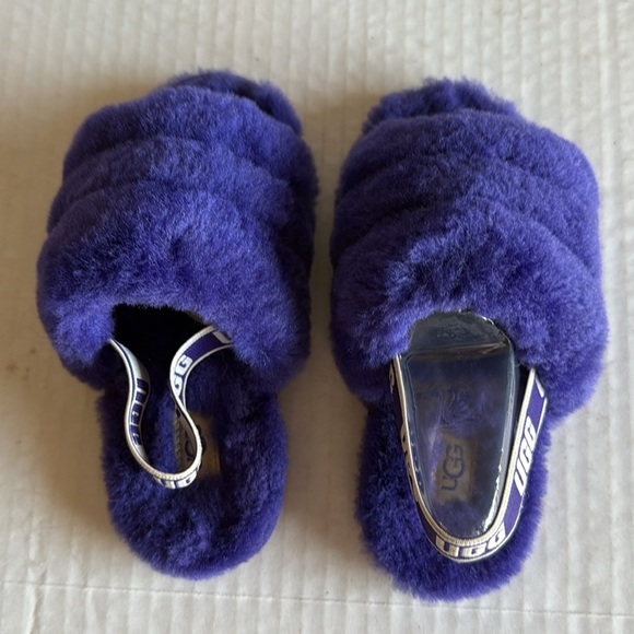 NWOT Ugg Purple Fluff Yeah Slides - Picture 9 of 11